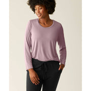 Bamboo Maternity & Nursing Long Sleeve T-Shirt - Dusty Mauve