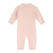 Owl Embroidered Baby Knit Organic Cotton Jumpsuit