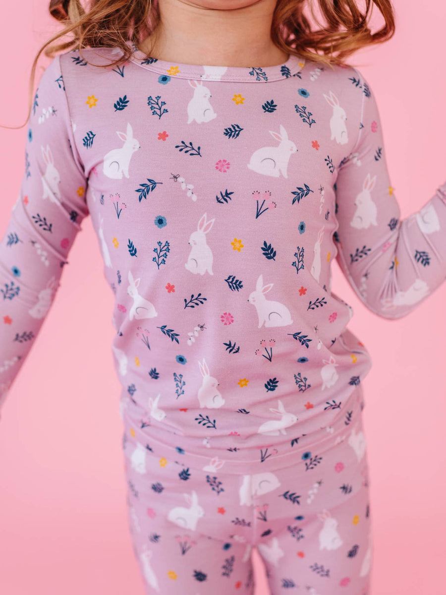 Two Piece Pajama Set - Belle Bunny