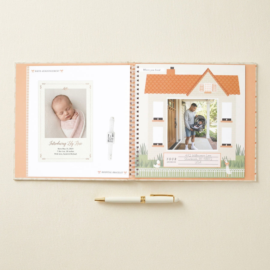 Luxury Memory Book - Cottage Garden