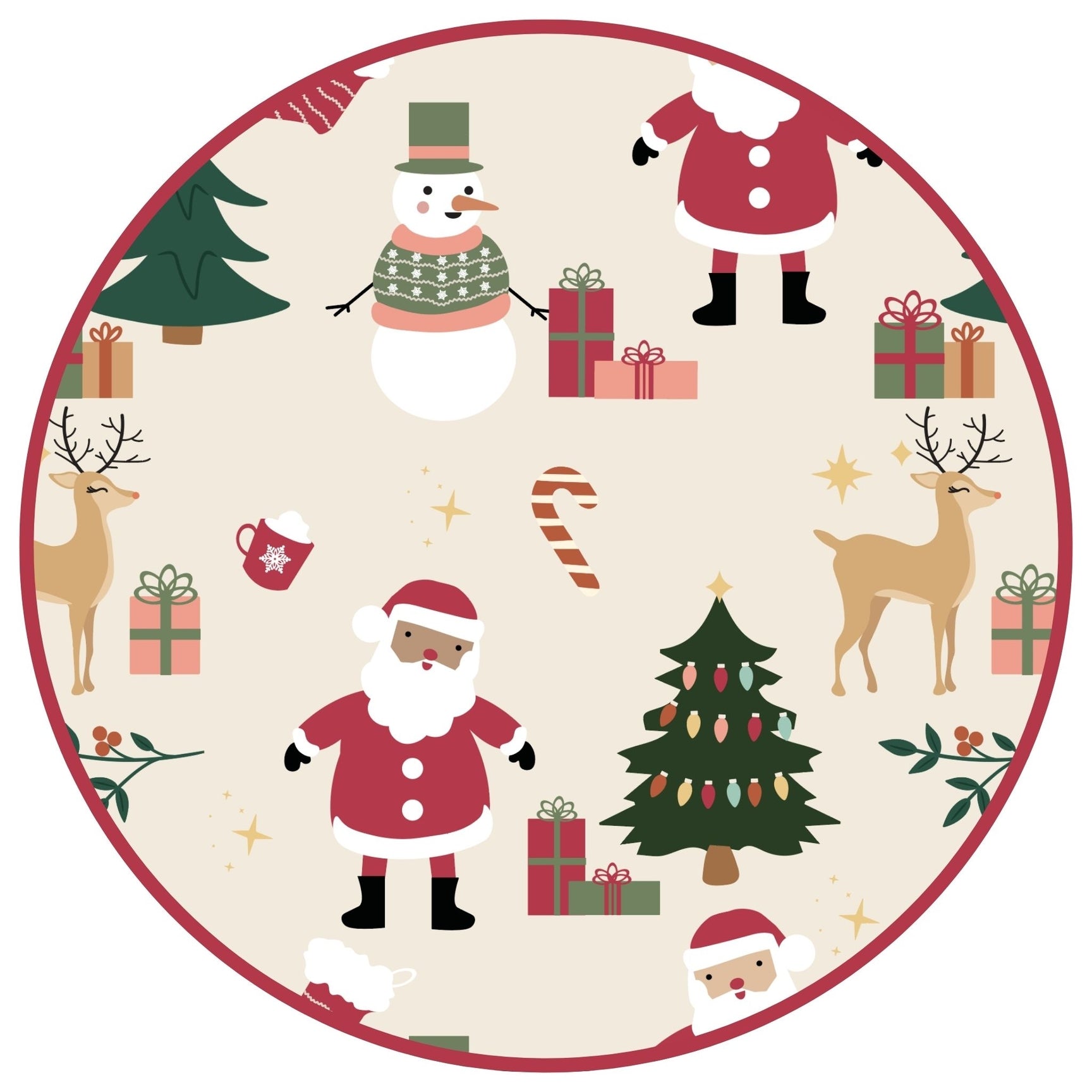 Bamboo Convertible Baby Pajamas - Cozy Christmas