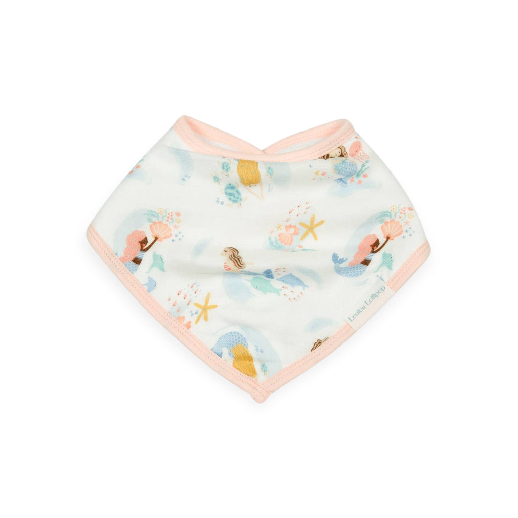 Luxe Muslin Bandana Bib Set - Mermaids