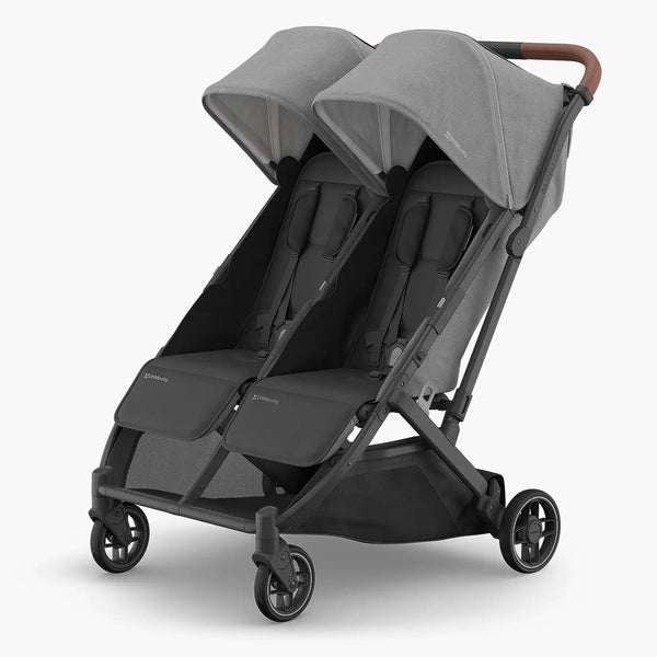 UPPAbaby Minu Duo - Greyson (Charcoal Mélange - Carbon Frame - Saddle Leather)