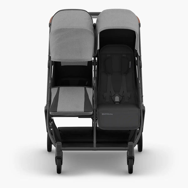 UPPAbaby Minu Duo - Greyson (Charcoal Mélange - Carbon Frame - Saddle Leather)