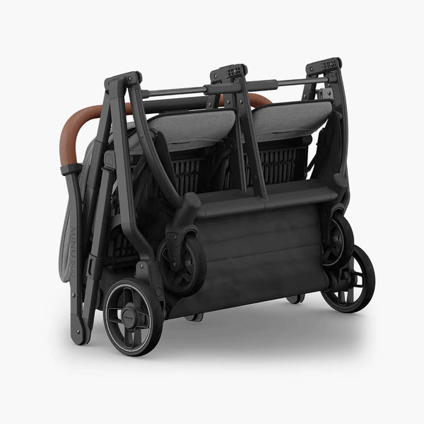 UPPAbaby Minu Duo - Greyson (Charcoal Mélange - Carbon Frame - Saddle Leather)