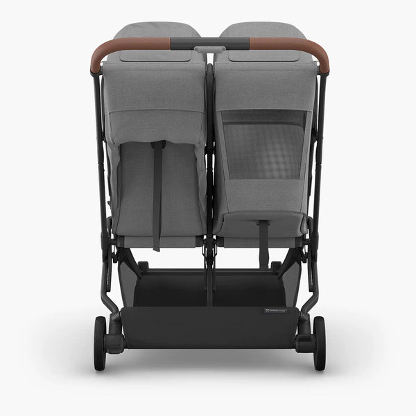 UPPAbaby Minu Duo - Greyson (Charcoal Mélange - Carbon Frame - Saddle Leather)