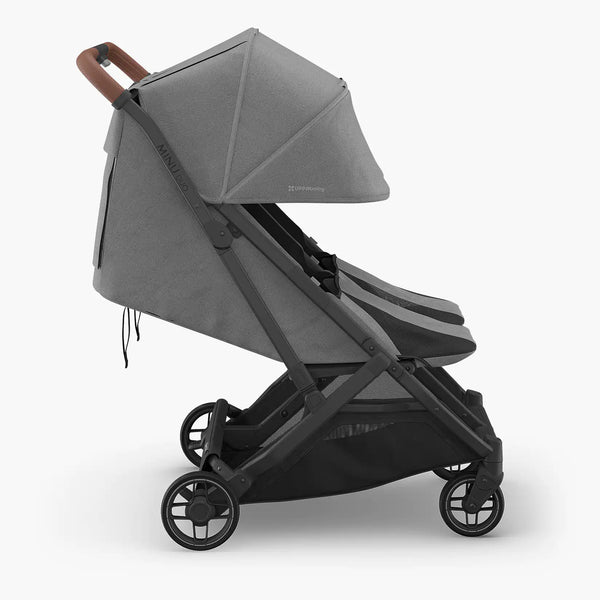 UPPAbaby Minu Duo - Greyson (Charcoal Mélange - Carbon Frame - Saddle Leather)