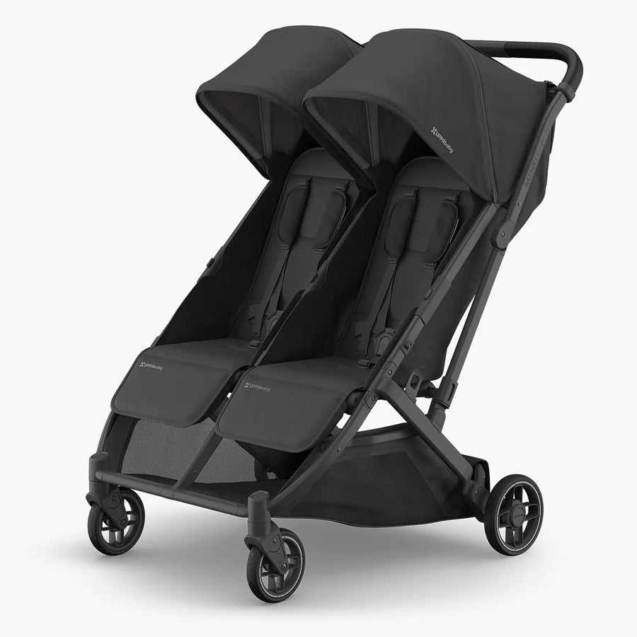 UPPAbaby Minu Duo - Jake (Charcoal - Carbon Frame - Black Leather)