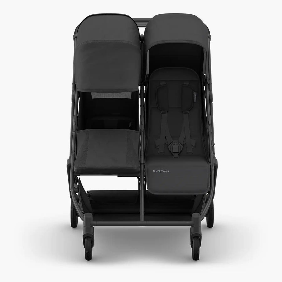 UPPAbaby Minu Duo - Jake (Charcoal - Carbon Frame - Black Leather)