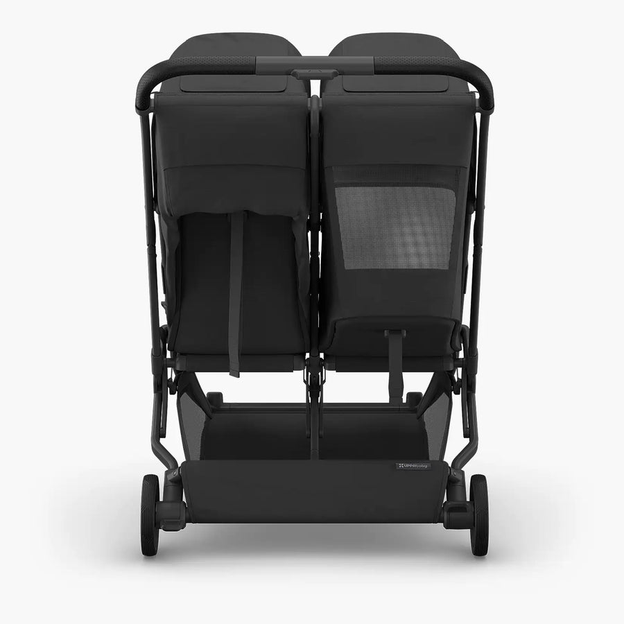 UPPAbaby Minu Duo - Jake (Charcoal - Carbon Frame - Black Leather)