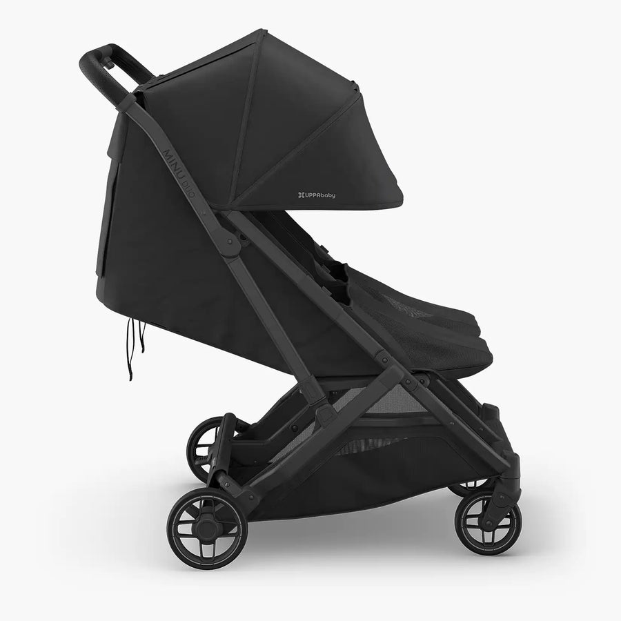 UPPAbaby Minu Duo - Jake (Charcoal - Carbon Frame - Black Leather)
