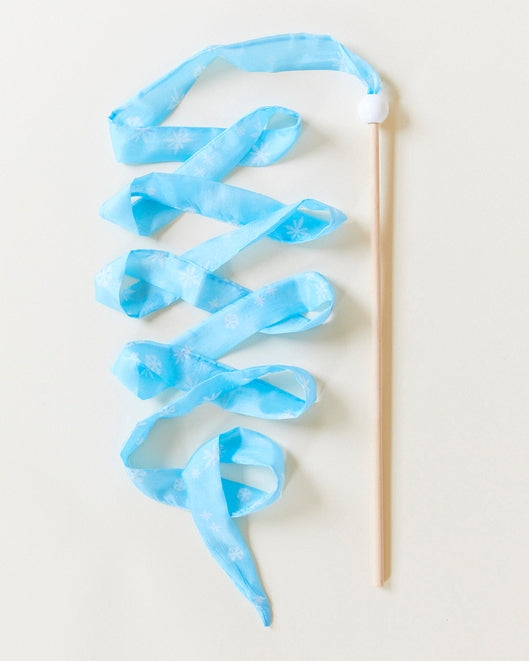Silk & Wood Streamer - Wand For Pretend Play - Various Colors