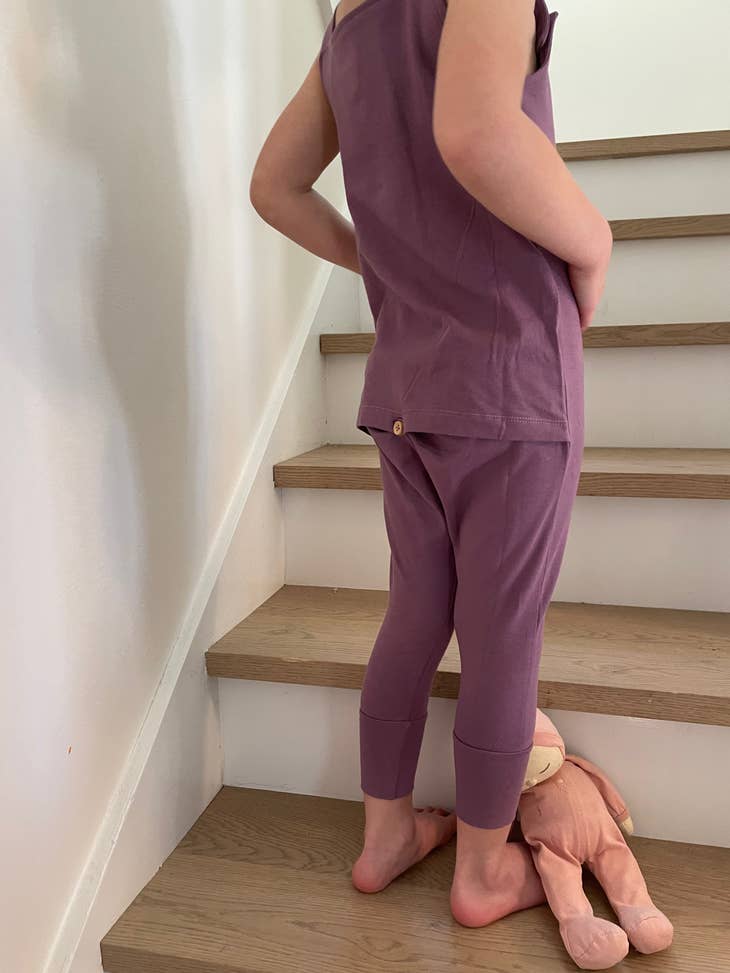 Grow With Me Dungarees - Grapeade