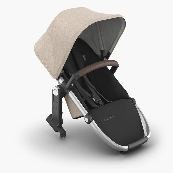 UPPAbaby Vista V3 Rumbleseat -  Declan (Oat Mélange/Silver Frame/Chestnut Leather)