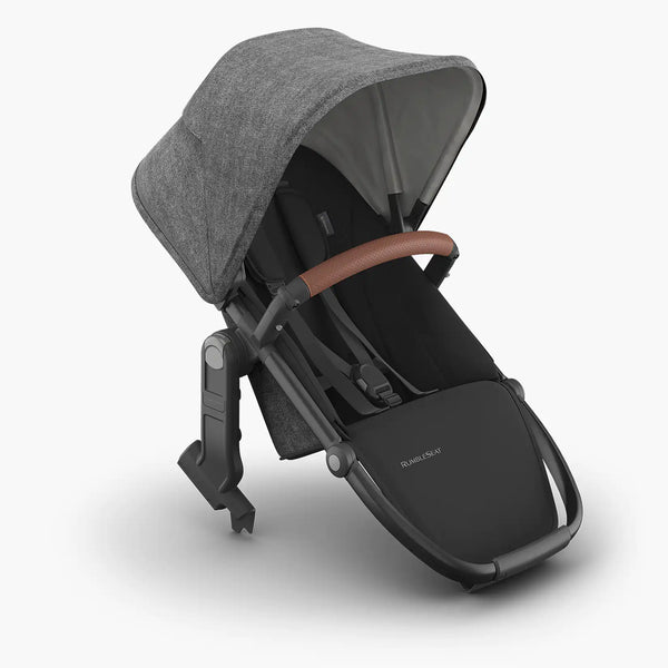 UPPAbaby Vista V3 Rumbleseat - Greyson (Charcoal Mélange/Carbon Frame/Saddle Leather)