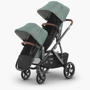 UPPAbaby Vista V3 RumbleSeat - Gwen (Green Mélange/Carbon Frame/Saddle Leather)