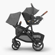 UPPAbaby Vista V3 RumbleSeat - Gwen (Green Mélange/Carbon Frame/Saddle Leather)