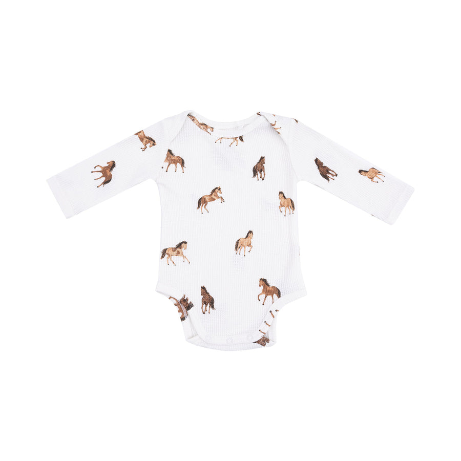 Lap Shoulder Bodysuit - Mini Horses