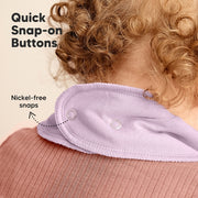 Organic Cotton Bandana Bibs - Lilac