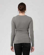 Organic Cotton Nursing Top - Moss