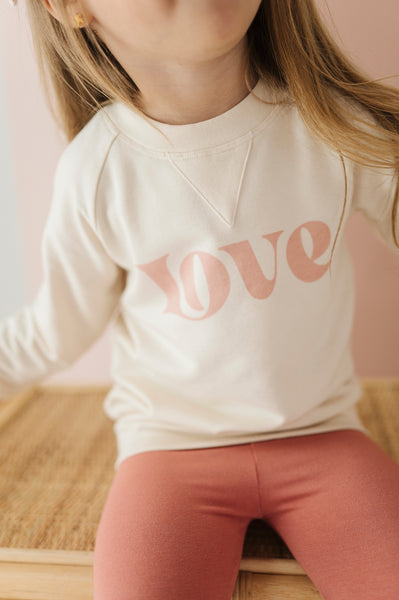 Raglan Valentine's Sweatshirt - Love