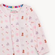 Modal Magnetic Footie - Pink Nursery Nostalgia