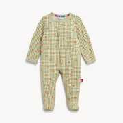 Modal Magnetic Footie - Pumpkin Plaid