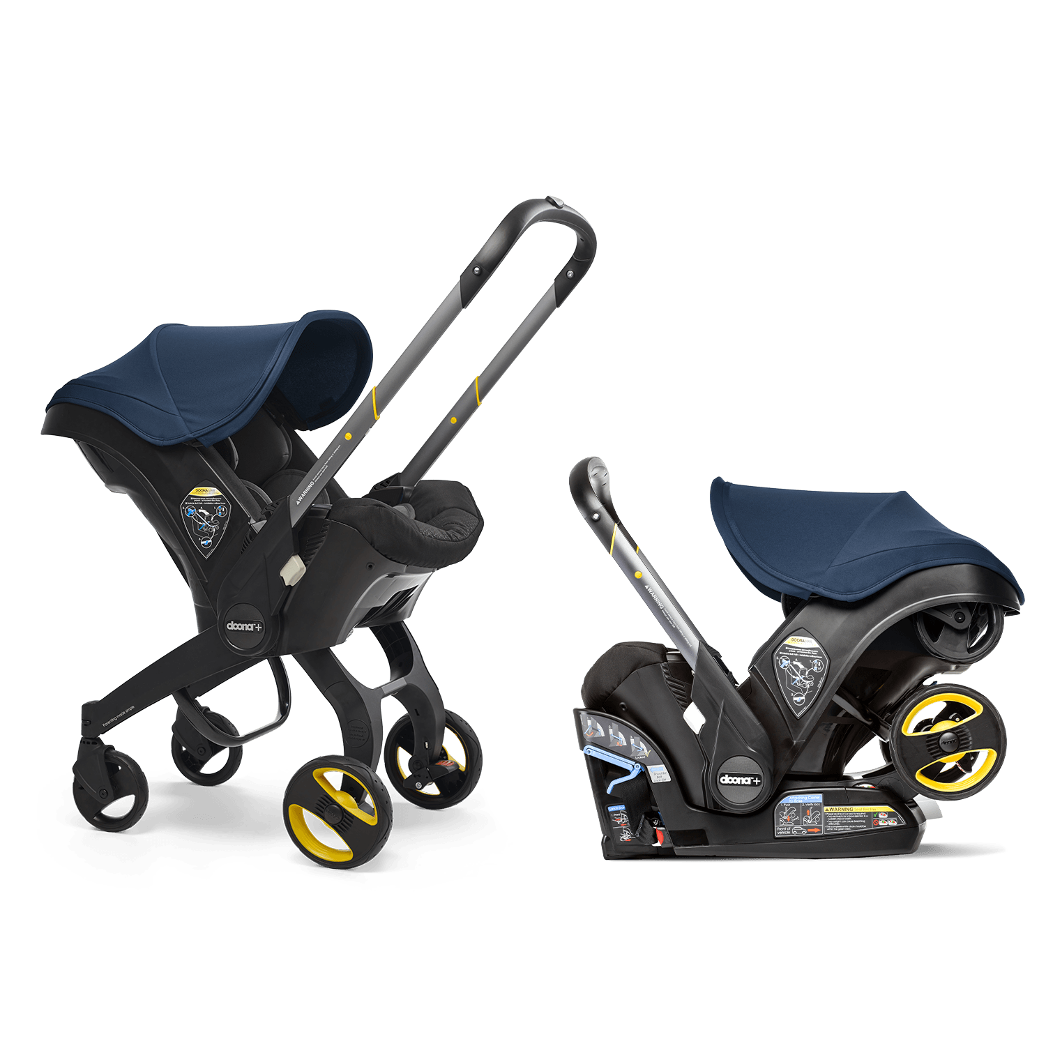 Doona Infant Convertible Car Seat and Stroller - Deep Blue