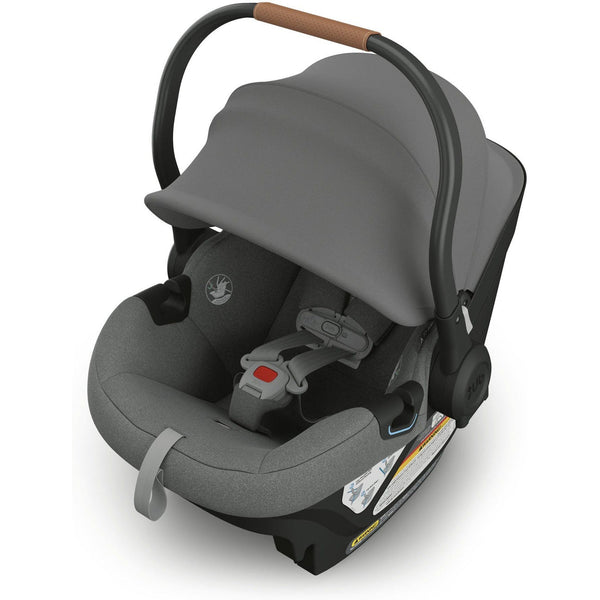 UPPAbaby Aria Lightweight Infant Car Seat - Greyson (Dark Grey - Saddle Leather)