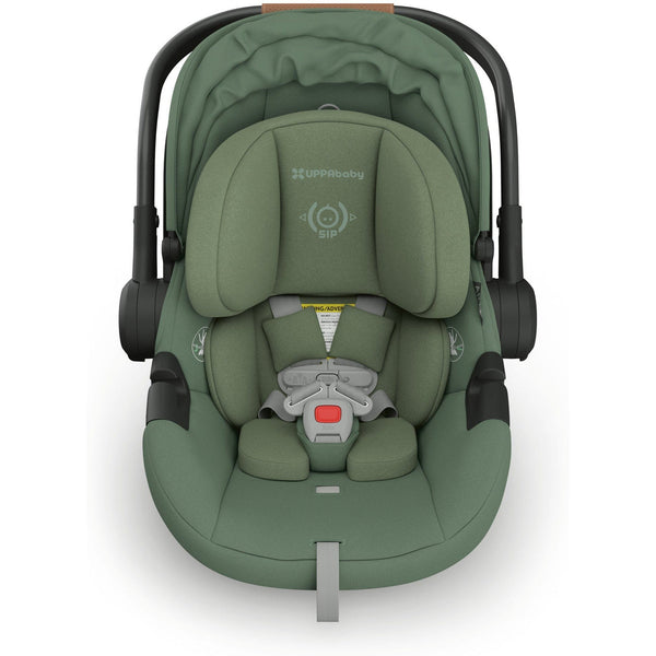 UPPAbaby Aria Lightweight Infant Car Seat - Gwen (Green - Saddle Leather)