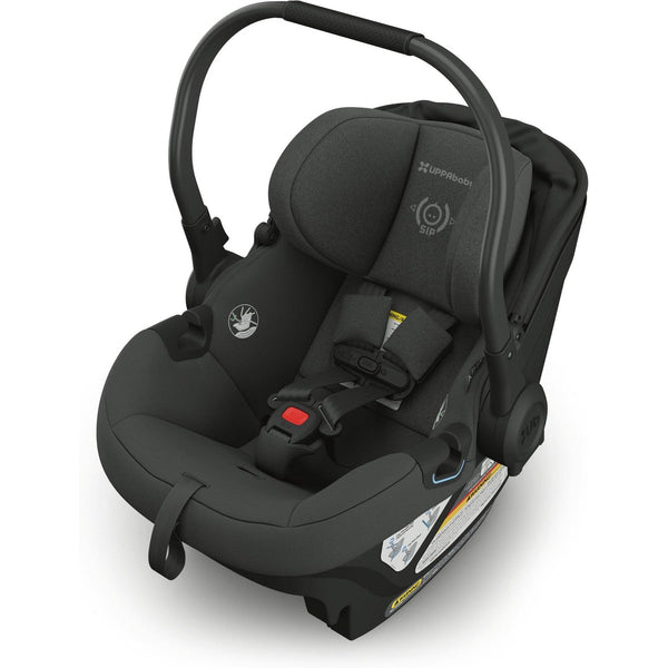 UPPAbaby Aria Lightweight Infant Car Seat - Jake (Charcoal - Black Leather)