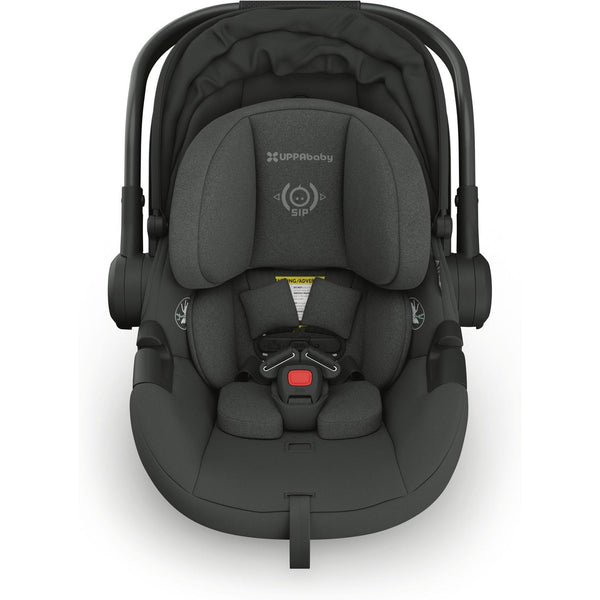 UPPAbaby Aria Lightweight Infant Car Seat - Jake (Charcoal - Black Leather)