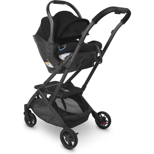 UPPAbaby Aria Lightweight Infant Car Seat - Jake (Charcoal - Black Leather)