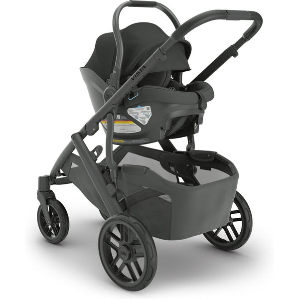 UPPAbaby Aria Lightweight Infant Car Seat - Jake (Charcoal - Black Leather)