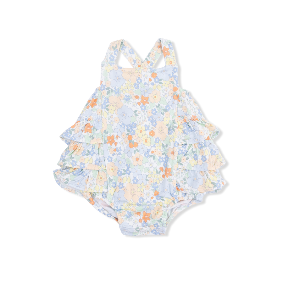 Ruffle Sunsuit - Georgia Floral