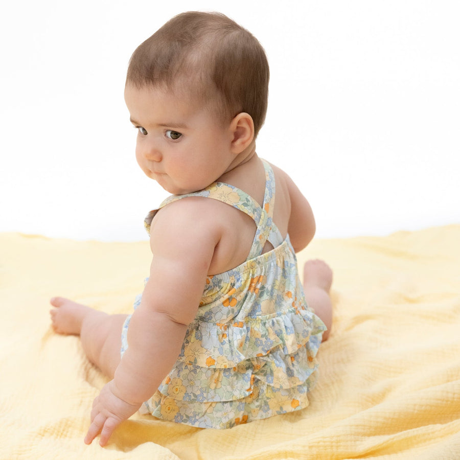 Ruffle Sunsuit - Georgia Floral