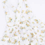 Ruffle Sunsuit - Sunshine Roses