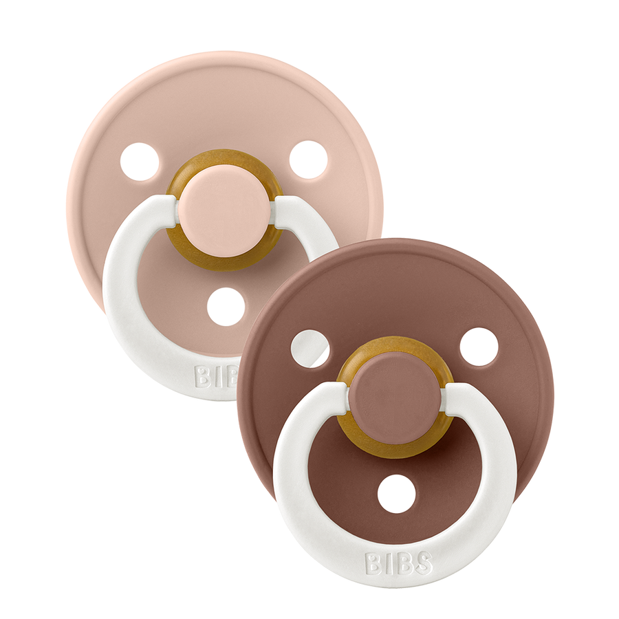 BIBS Pacifier 2 Pack - Original GLOW Size 1 - Various Colors