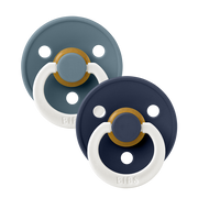 BIBS Pacifier 2 Pack - Original GLOW Size 1 - Various Colors