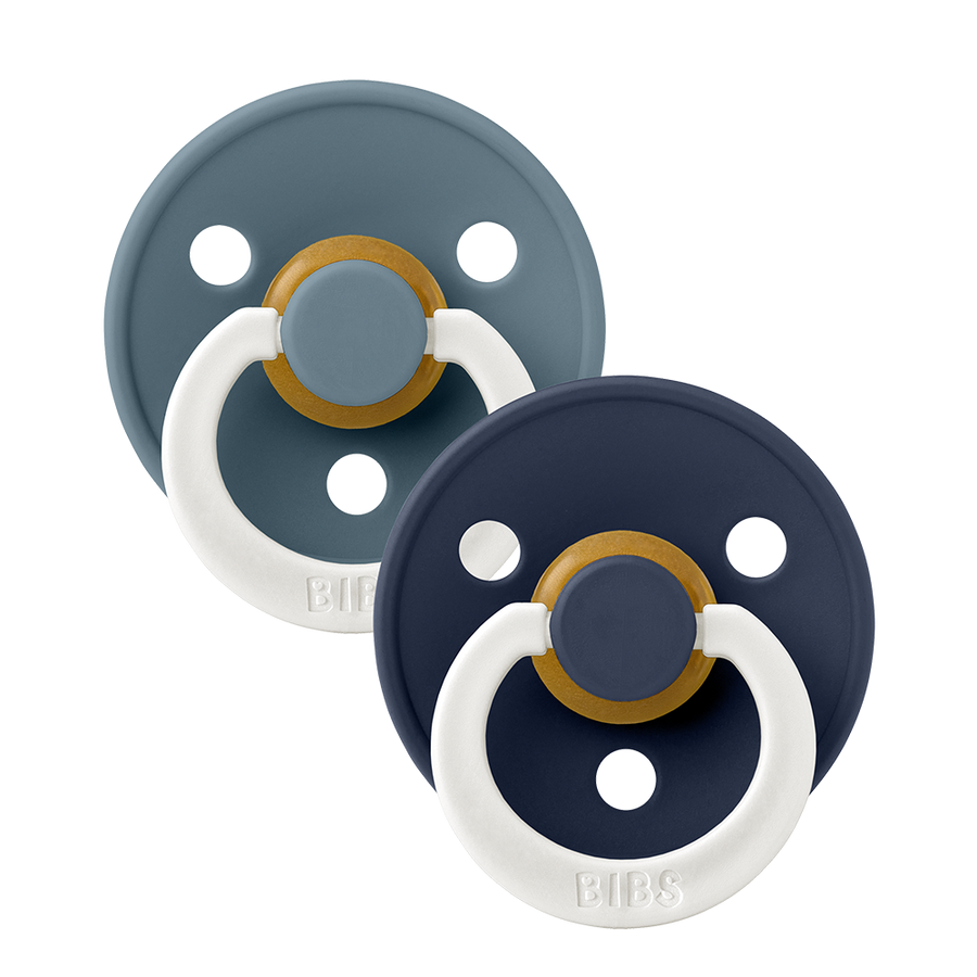BIBS Pacifier 2 Pack - Original GLOW Size 1 - Various Colors