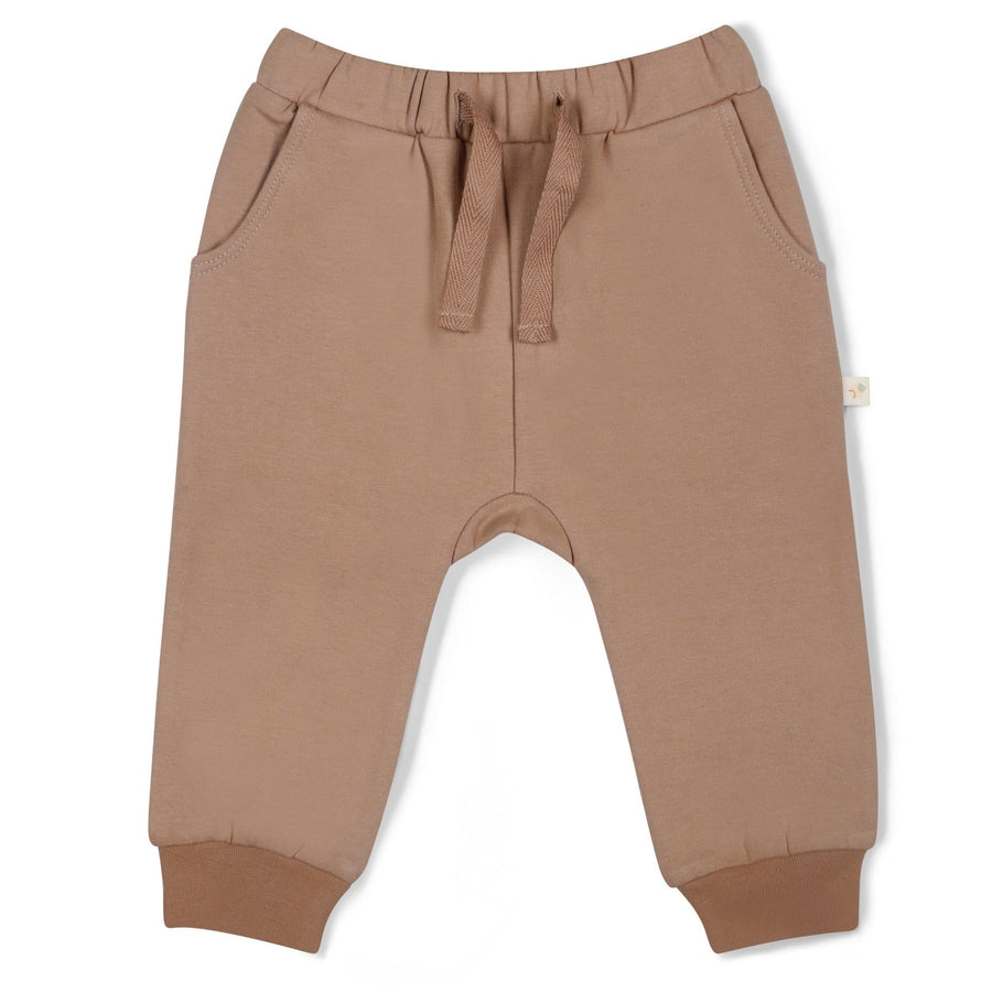 Organic Fleece Jogger - Taupe