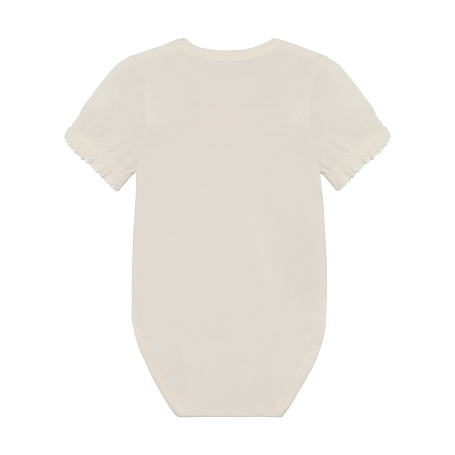 Short Sleeve Bodysuit - Vanilla Ice