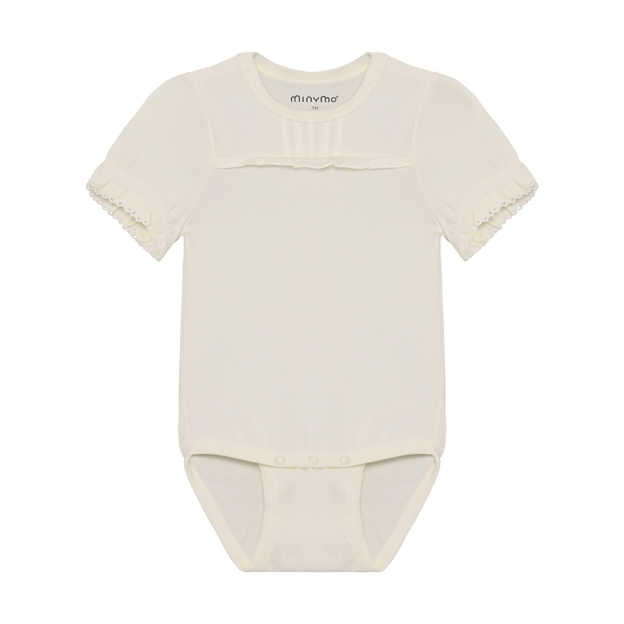 Short Sleeve Bodysuit - Vanilla Ice