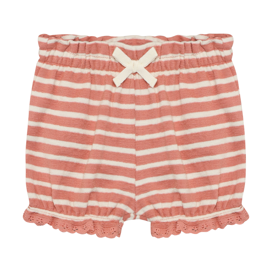 Eyelet Trim Shorts - Rosette