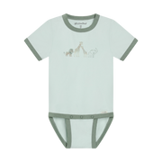 Short Sleeve Bodysuit - Sprout Green