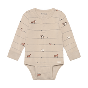 Long Sleeve Bodysuit - Feather Gray