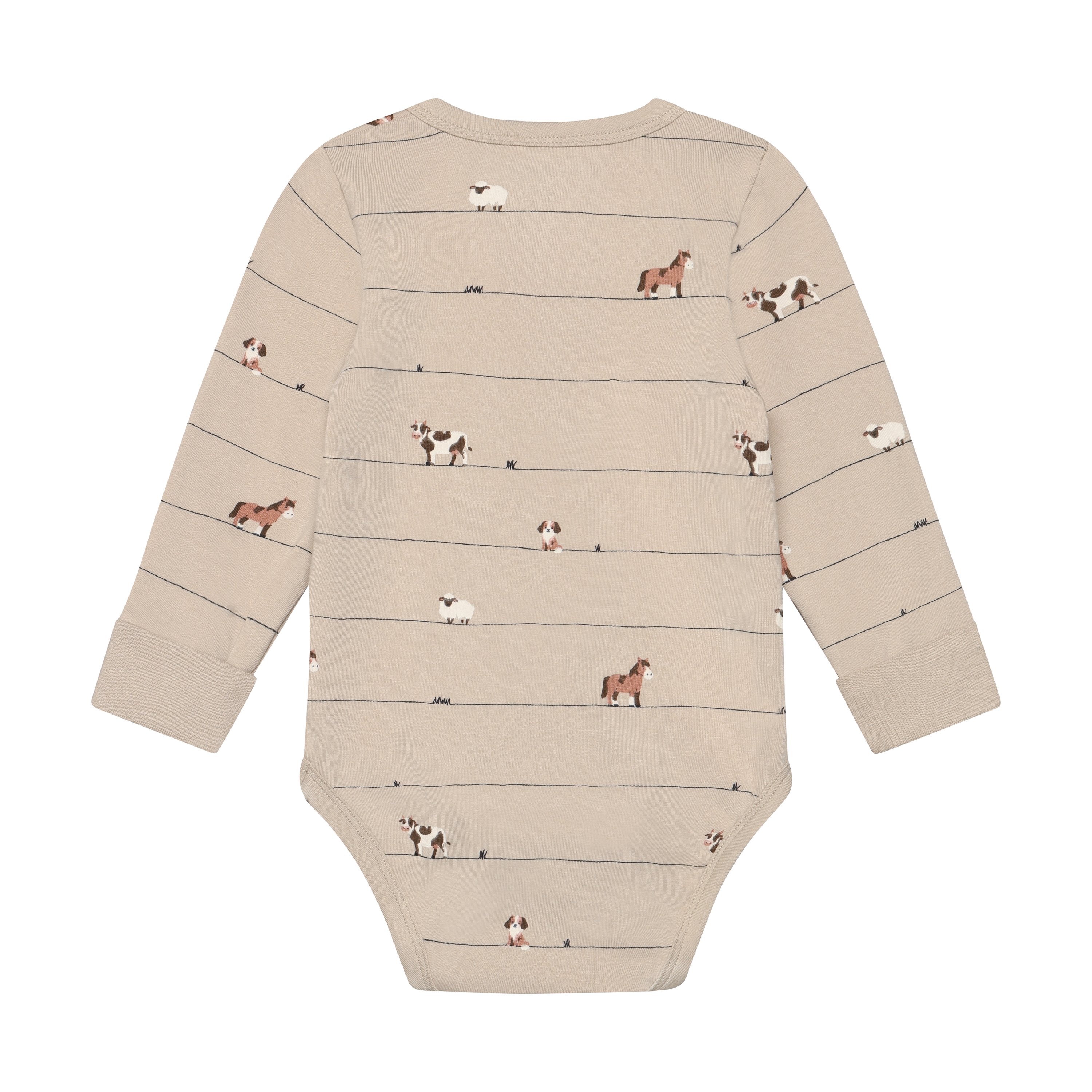 Long Sleeve Bodysuit - Feather Gray