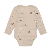 Long Sleeve Bodysuit - Feather Gray