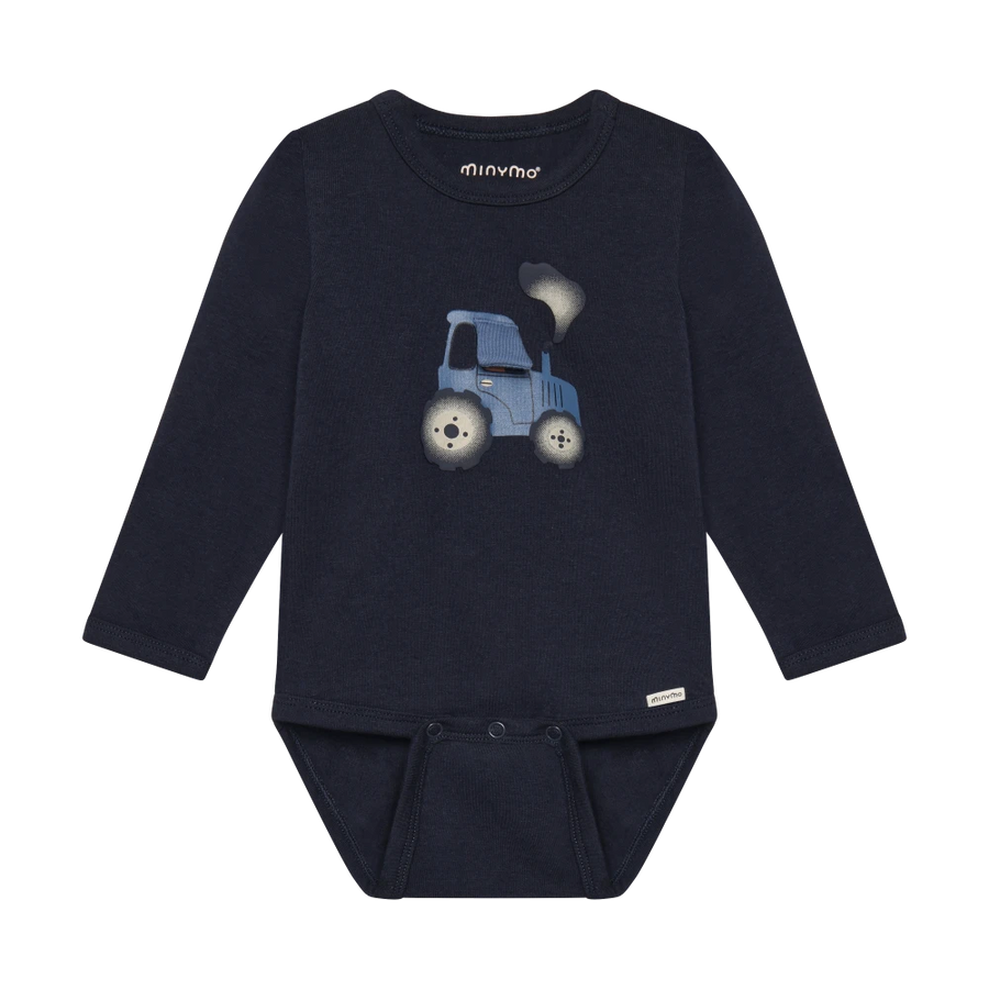 Long Sleeve Bodysuit - Dark Sapphire