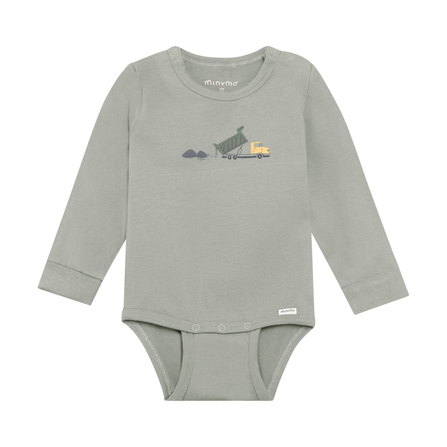 Long Sleeve Bodysuit - Shadow